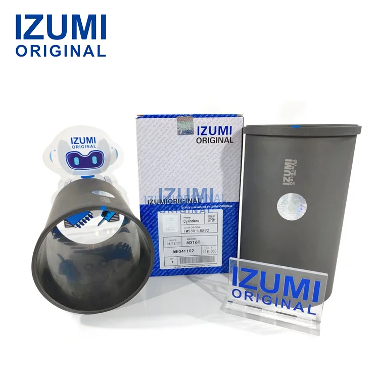 IZUMI ORIGINAL diesel part Cylinder Liner ME041102 ME041107 ME071125 Fit for Mitsubishi 6D16 Engine