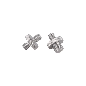 Camera Screw Manufacturer 1/4 3/8" Thread Mount Adapter Plate for Tripod Monopod Flash Light Stand Male to Female detail image