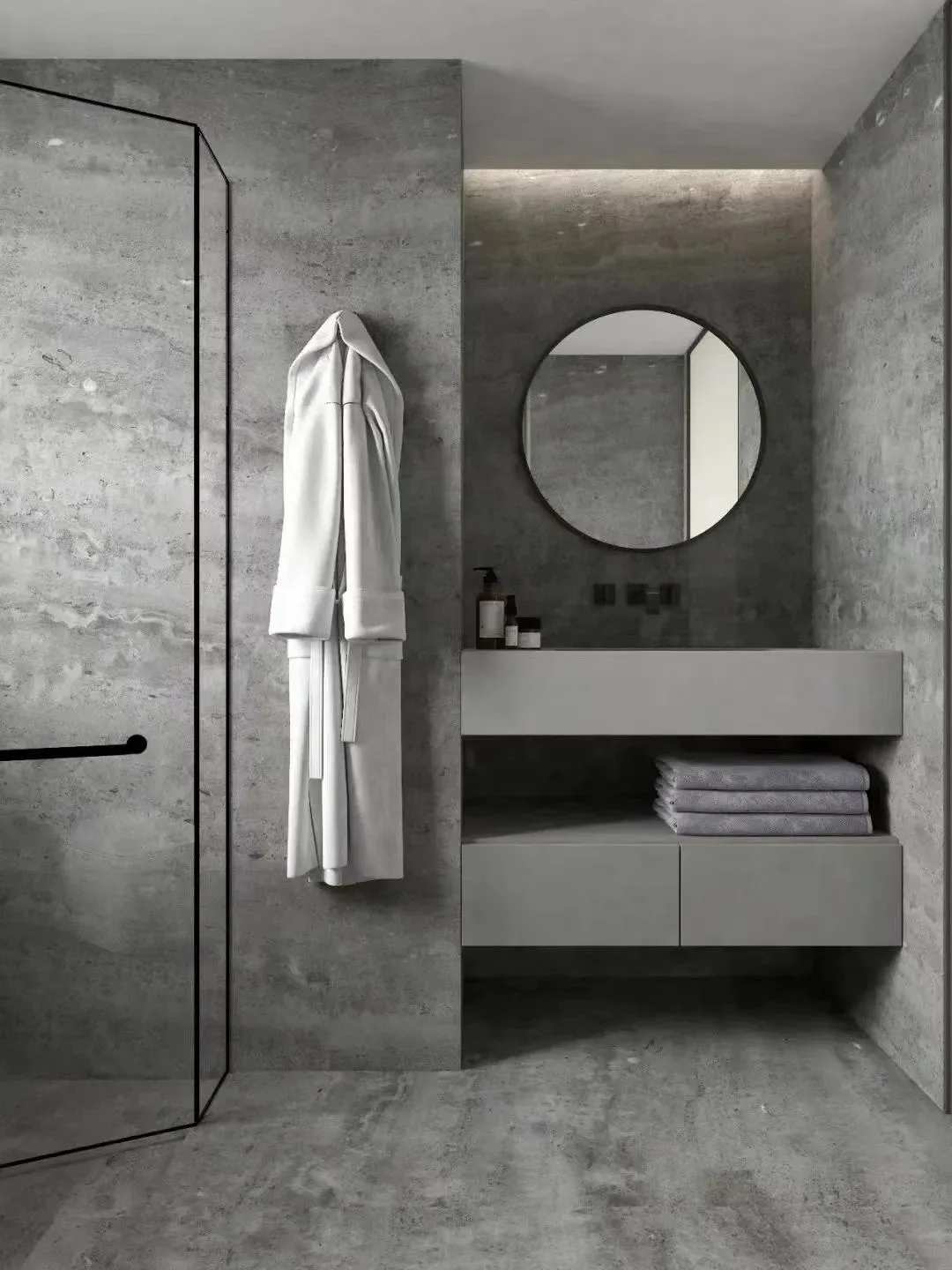 product high quality moonlight grey marble natural stone for interior hotel villa staircase and floor wall design waterproof-5