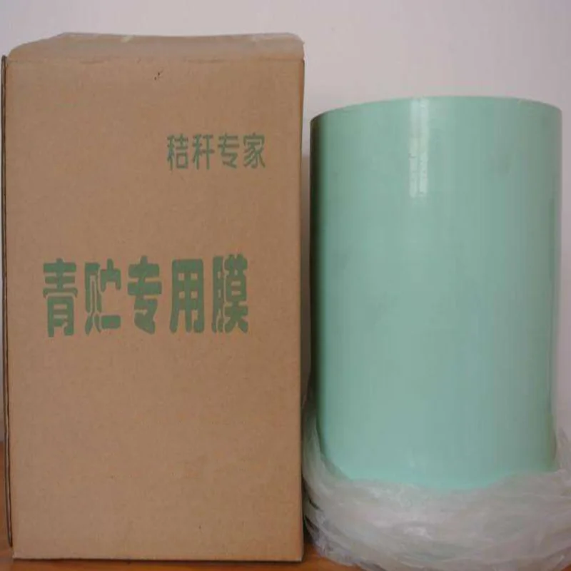 Plastic green wrap hay bale silage film corn grass bale silage bale wrap film