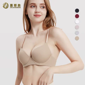 OEM Factory Wholesale Fashion Seamless Smooth Sujetador De Para Mujer Surface Adjustable Straps Solid Cup Daily Bra for Women