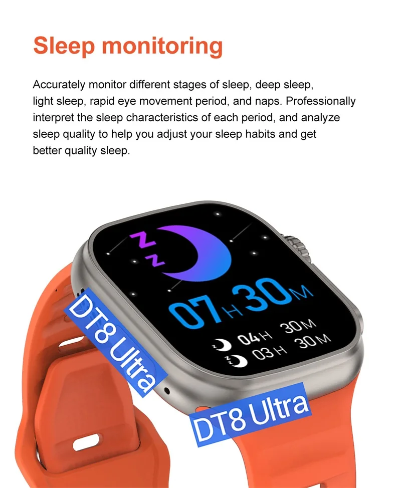 2023 New Series 8 Ultra Smartwatch DT NO.1 DT8 Ultra NFC Watch Calling Smart Watch DT8 Ultra (13).jpg