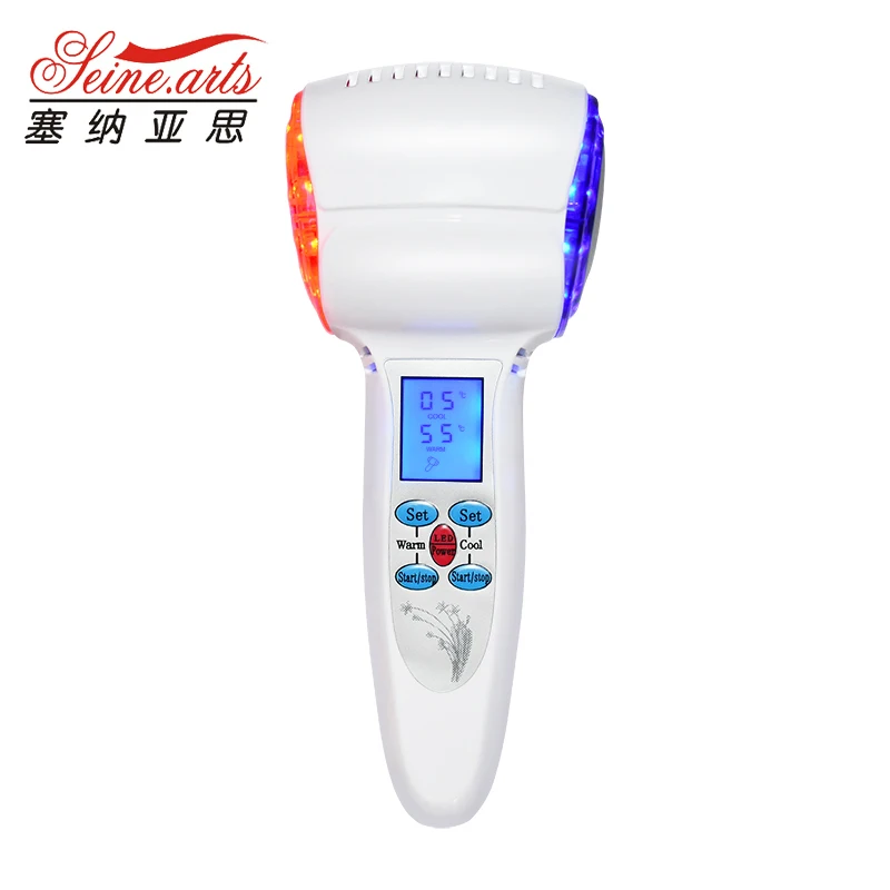 2024 Home Use Face Care LCD Digital Hot and Cold Hammer Tighten Lifting Massager Skin Care Beauty Equipment LW-057