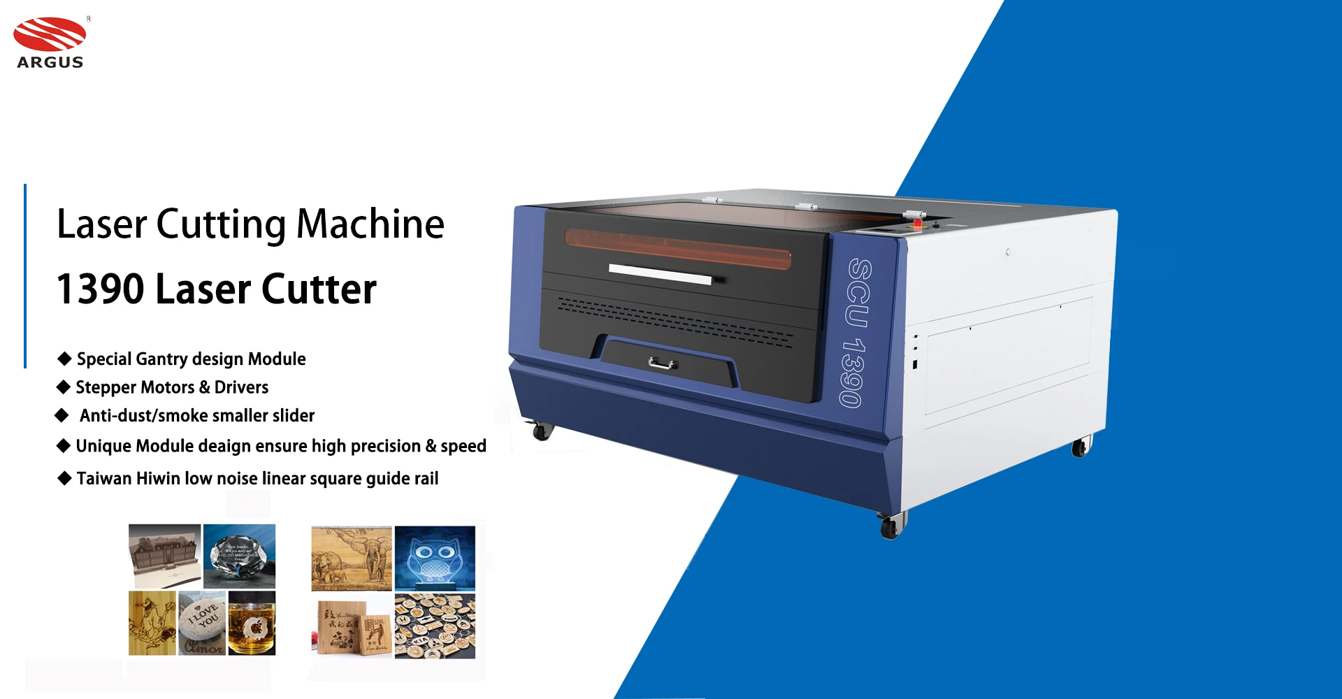 Argus Easy Use Cnc Laser Cutting Machine 1060 100w 130w Lazer Plotter ...