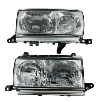 YBJ car accessories Headlight For Toyota Land Cruiser LC80 FJ80 HDJ80 FZJ80 199-1997 Head Lamp Pair OEM 81110-60695 81150-60515