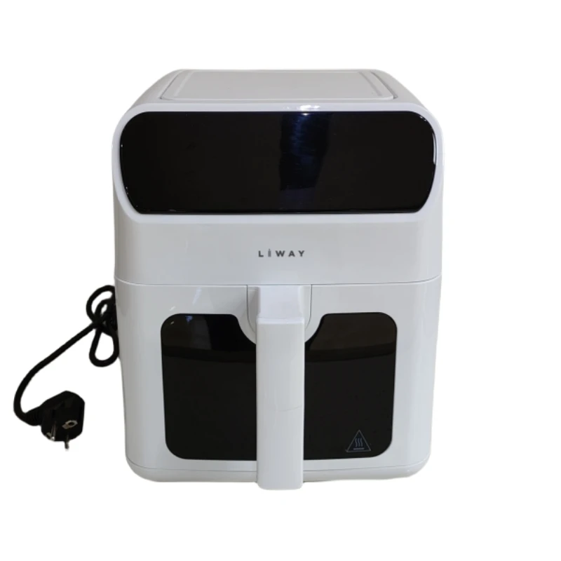1500W Visible Window Larger Capacity Fritadeira Halogen Blue Toaster Plastic White Baking Cooking air Fryer