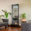 Silvery Mirror Glass
