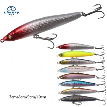 Cheery Casting Lure Whitefish Crank Bait for Saltwater Fish Vibrating Sinking Pencil Bait for Bass Mandarin Fish Marlin – Pencil – view 2