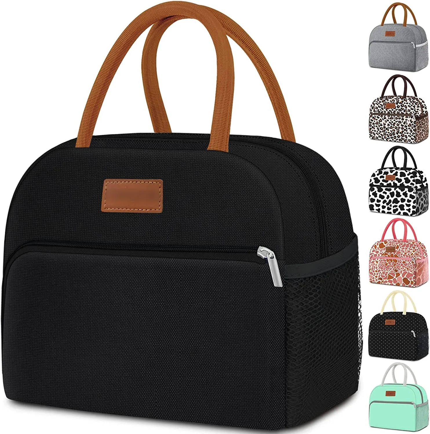 Large Capacity Reusable Insulated Cool Lunch Bag For Women Adult Men Small Leakproof Cute Lunch