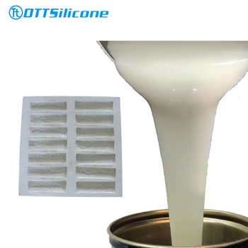 RTV2 Silicone 30 Shore a Hardness for Concrete Stamps Mold Designing
