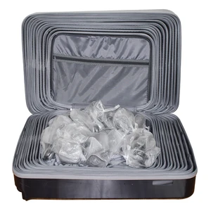 NEW TRENDING 2023 NEW DESIGN HOT SALE 12PCS ABS SEMI FINISHED LUGGAGE SET SKD CKD