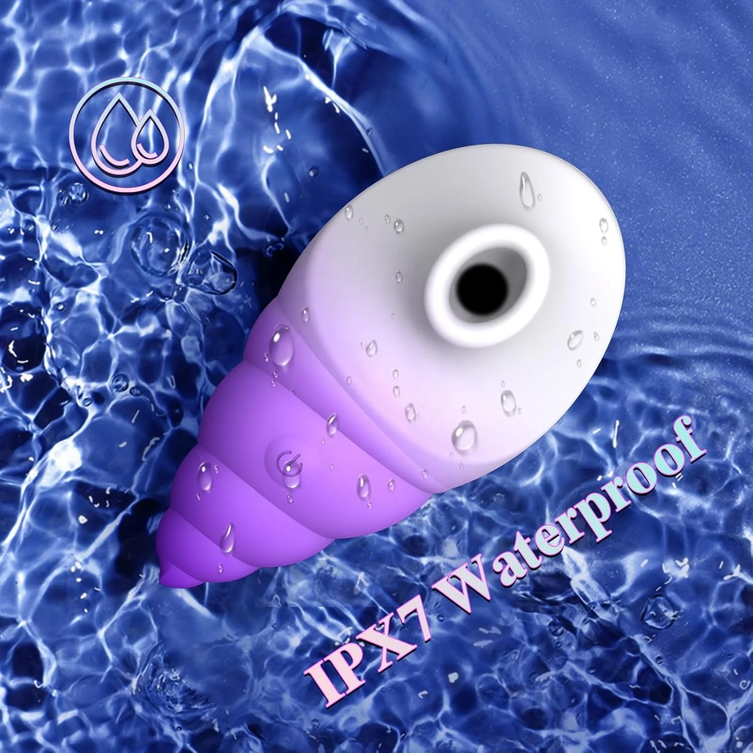 Women's Conch-Shaped Clitoral Nipple Suction Vibrator 10 Modes Mini Rose  Vibrator for Adult Couples Wide Opening Sucker Sex Toys
