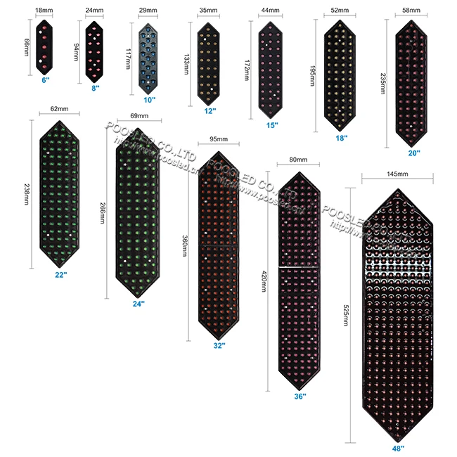 72 Inch LED Digital Segment Board for Seven Parts Waterproof 7segment Digital Display Large 7 Segment