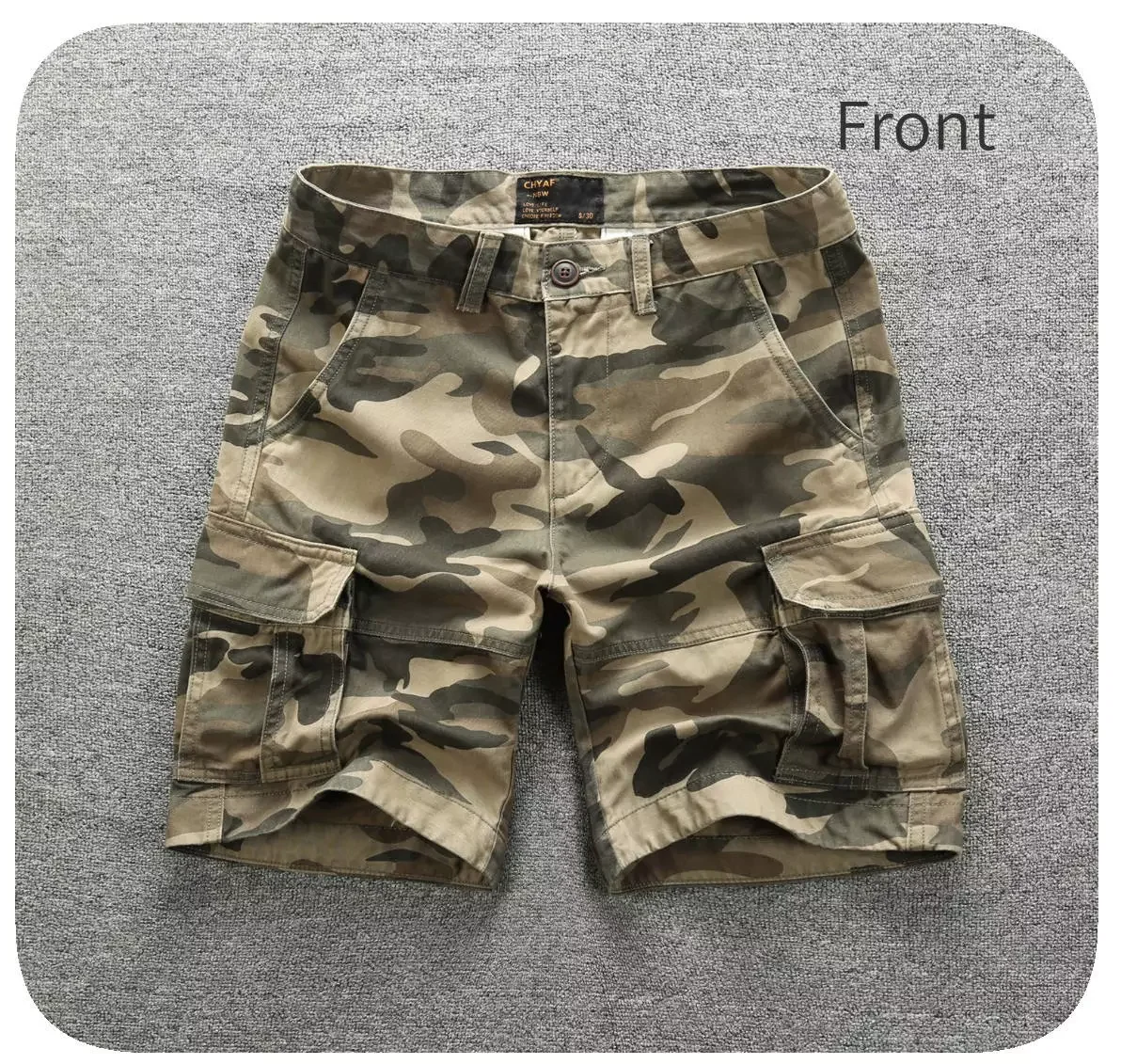 Uued saabumise kvaliteetsed vabaaja mood Bermuda kamuflaažpüksid, meeste kamuflaažpüksid, Streetwear püksid, 230_voghion.com