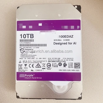 large memory used purple 3.5inch 10tb hard disk drives for mornotioring