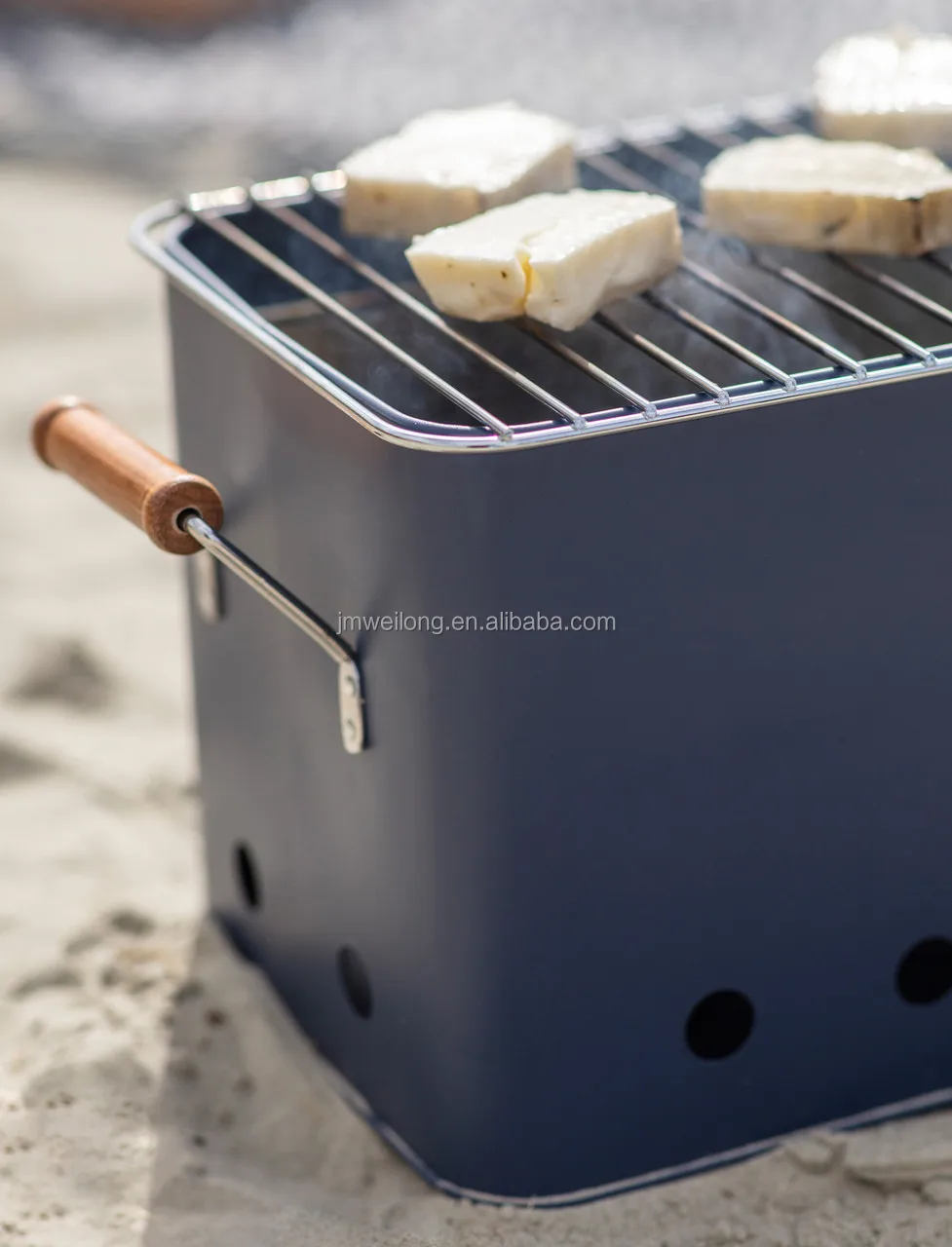 Portable Bbq Bucket Charcoal Grill Bucket Outdoor Coal Stove For Cooking Barbecue Charcoal Grill