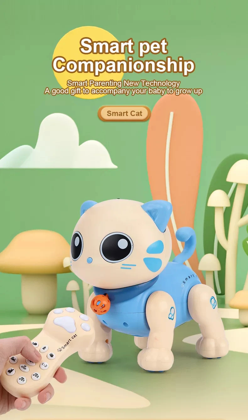 Robotic Interactive Pet Remote Control Kitten Smart Kids Toy Pet Robot