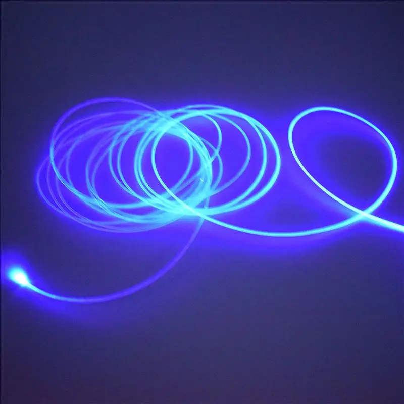 product-1-1 5m/Roll X Milky / Transparent 2.5mm 3mm 6mm Diameter MMA Side Glow Solid Core Optic Fiber Cable for Light Decorative
