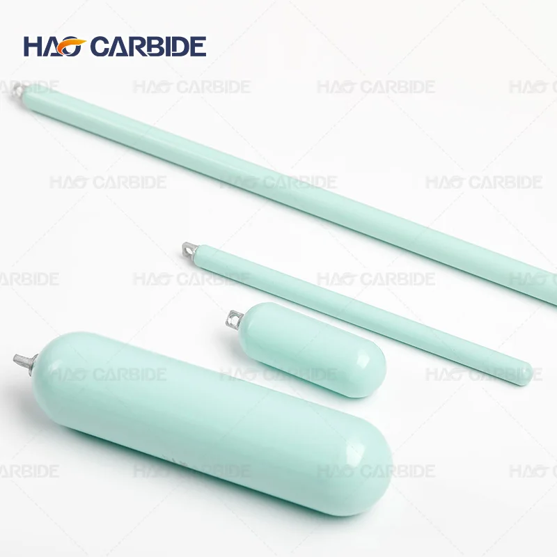 80g~4000g Lead Free ECO Friendly Sinker High Density Cylinder Steel Alloy Coated Drop Weights for Deep Sea Fishing