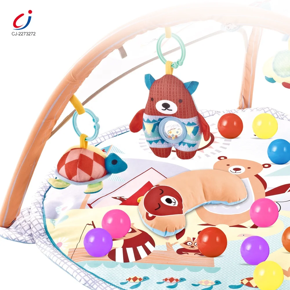 Chengji 20 шт. Океанский мяч для игры активности Тренажерный зал для новорожденных Детский игровой коврик с подвесная погремушка игрушки