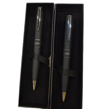 Promotion Luxury Customized Metal Inspirational Rubber Coated Twist Ballpoint Pen with Gift Box