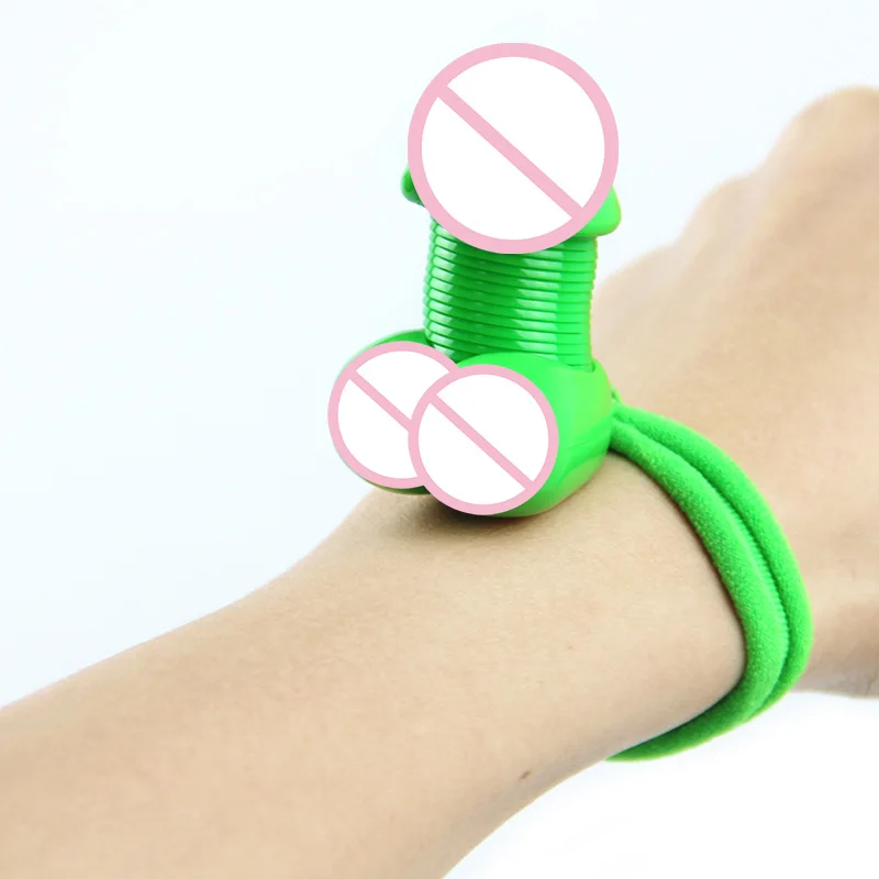New Product Explosion Popular Design Band Ring Male Genitalia Sex Toys Hair Tie Creative Gift Sexy Male Penis Cock Hair Tie