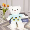 Maglione azzurro orso bianco