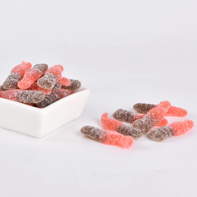 Suifa Halal Cola Bottle Shape Sour Sweet Chewy Soft Gummy Candy