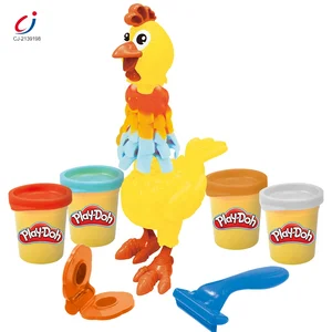Christmas Colour Mud Chicken Play House Modeling Non Toxic Kids DIY PlayDough Handmade Clay Play Dough Set Kids Play Dough