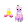 GWJ023 Pulpo suave rosa-púrpura