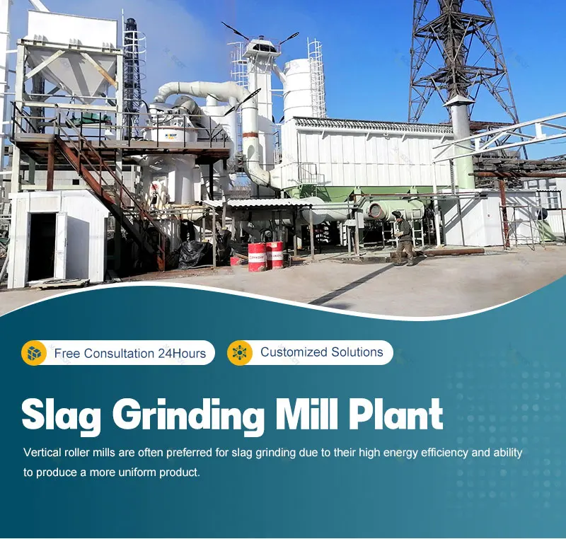 Vertical roller mill grinding table and hydraulically loaded rollers, with the classifier and reject discharge that control vibration and coarse returns