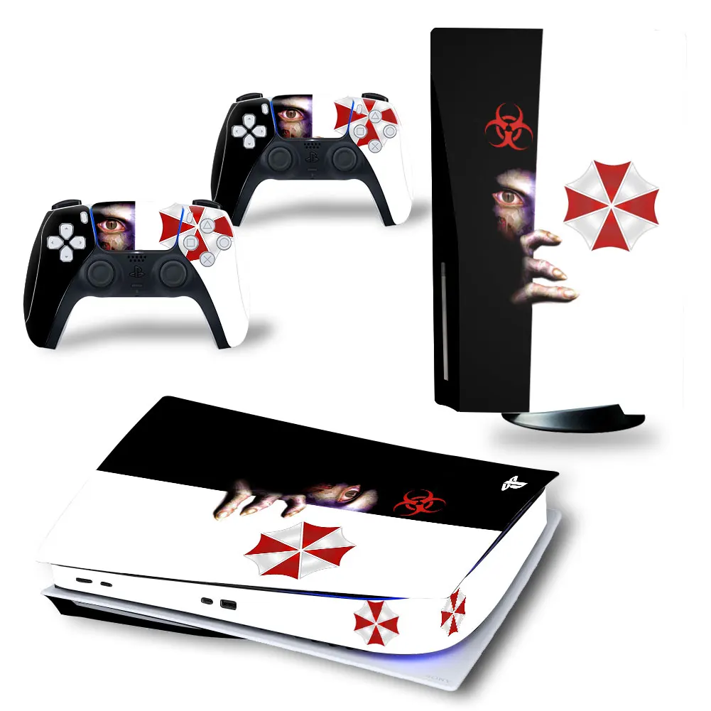 WALLTON PS5 Skin Protective Wrap Cover Vinyl Sticker Decals for