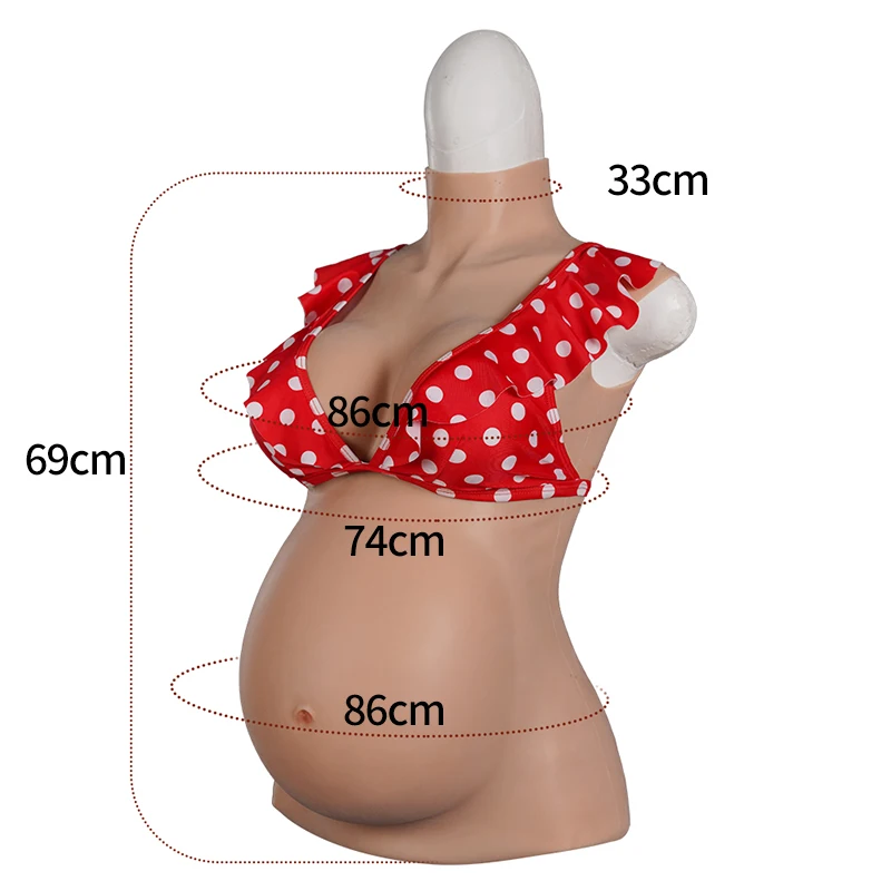 Factory Direct Supply Realistic Silicone Breast Forms Huge Tits Transgender Pregnant Belly for Makeup