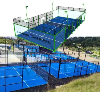MCG Outdoor Padel Court Cheap Classic Galvanized Tennis Paddle Competitive Price Steel Glass for Indoor Use China Product