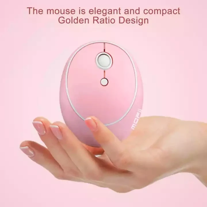 Hot Sale 2.4G Keyboard and Mouse Wireless Jelly Candy Color Mix Pink Combo For PC