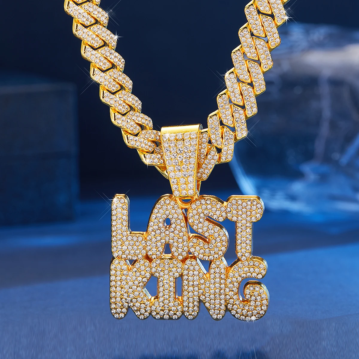 Bijouterie Horlogerie Pendentif Lettre L Hip Hop Strass Lettre