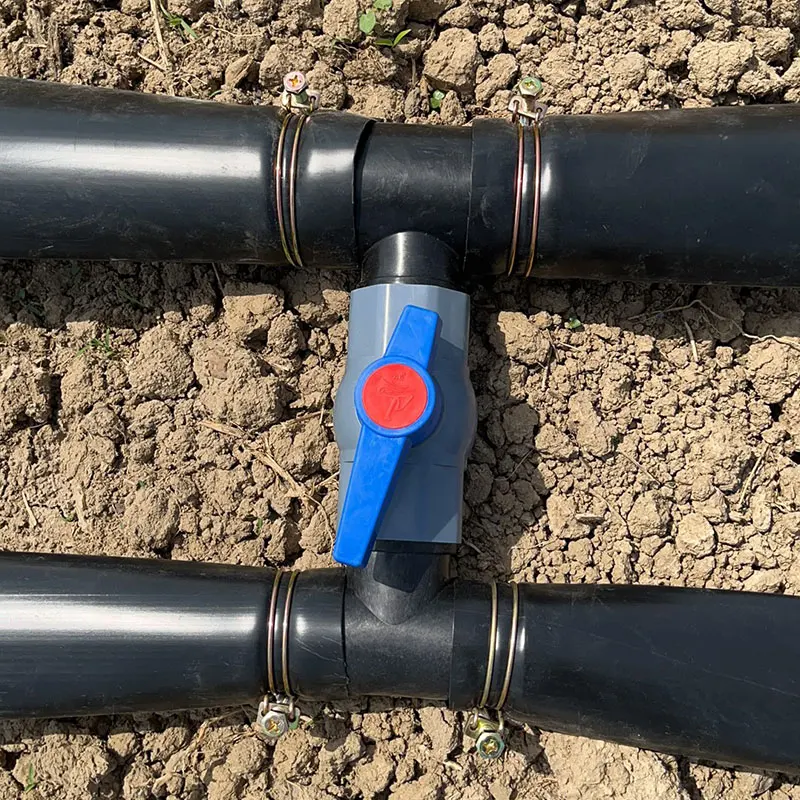 1 HA Drip Irrigation Fittings Layflat Hose Tee Agricultural Flexible Pipe Junction Connector Valve H09825cf389604ecabca592096301fdbfi