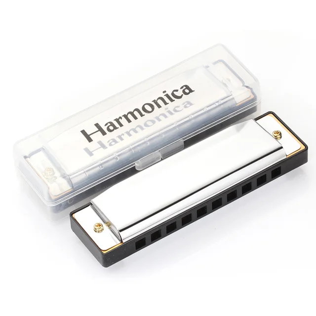 Wholesale Teaching Musical Instruments Welcome Customize Your Brand 10 Hole Student Harmonica Key c Flute