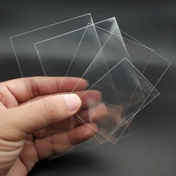 Wholesale Clear Penny Card Sleeves Clear Sky Blue Board Game Card Sleeves Perfect Fit 66X91Mm Card Sleeves