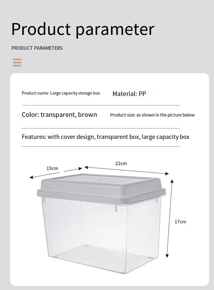 Toast crisper Refrigerator storage Kitchen fruit and vegetables grain storage box Transparent sealed box manufacture