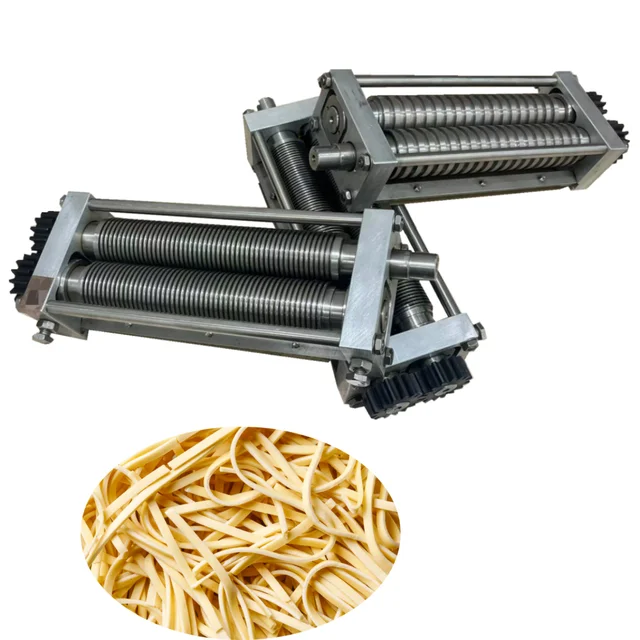Factory Supply SUS304 Customized Efficient Smooth Grooves Cup Noodle Shredder for Indomie Noodle Making Machine