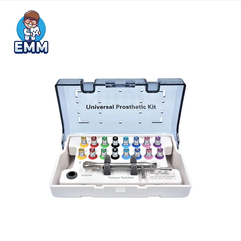 Universale Instrumentum Dentalium pro Implantis, Scalpella Torquentia et Claves Torquentes 203A5 pro Tractatione Dentali.