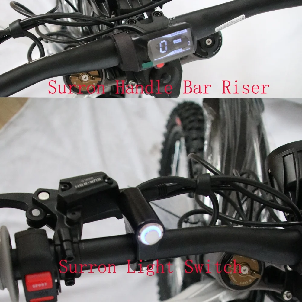 Light Bee X  Handle bar Riser 2024 Electric Road Bike Ultra Bee Sur Ron LIght Switch Electric Mountain Bike in Stock