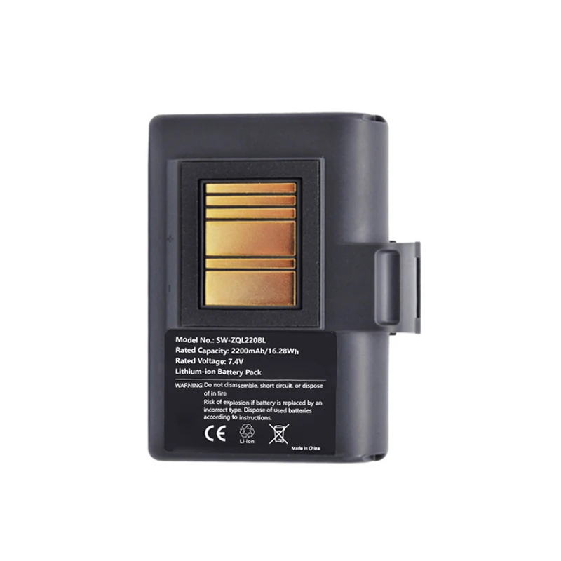 Manufactory supply battery for zebra QLN220 QLN320 zql220bl p1023901 ZQ500 label printer battery
