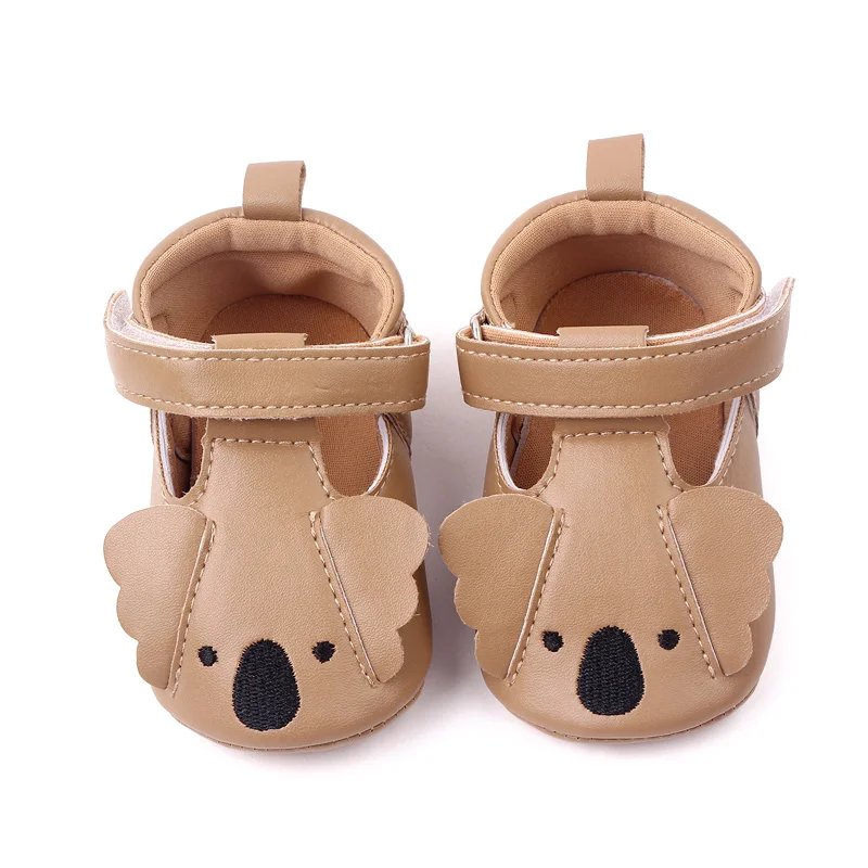 New Arrival Soft PU Leather Cute Animal Babt Toddler Newborn Shoes First Walking Prewalker Shoes manufacture