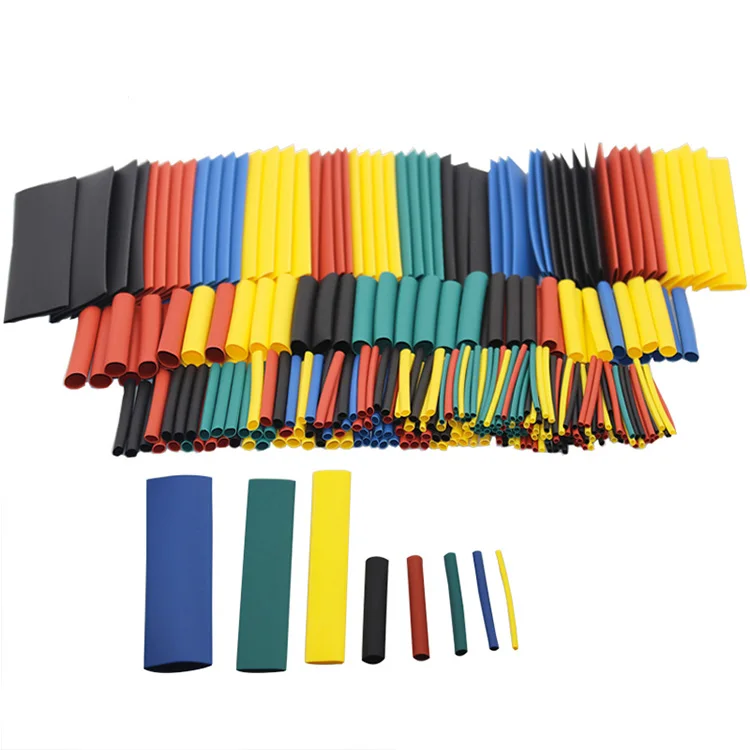 328pcs Heat Shrink Tubing Tube Wire Insulation Sleeving Kit Car Electrical Shrinkable Cable Wrap Set Assorted Polyolefin 