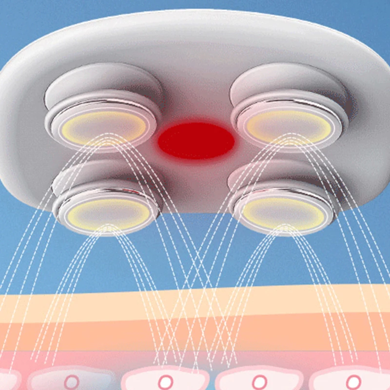 2022 Multifunctional Electric Heating  Lumbar  Home Portable Mini Masseur  Lumbar Massager