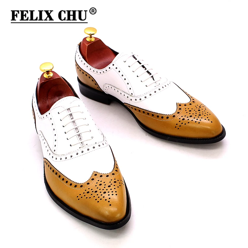 mens brown and white dress shoes Handmade Men’s Two-Tone Leather Penny Loafers, Classic Style US 8 / Brown/White / D