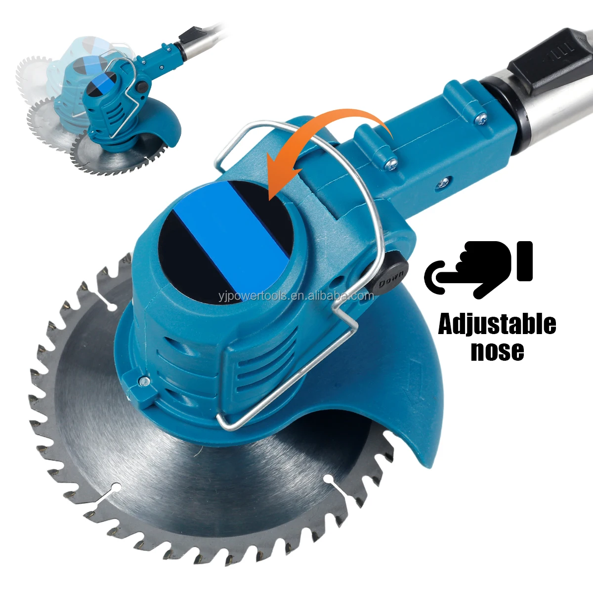 Cordless Rotary Handheld Grass Trimmer Lawn Mower 20v Battery Operated