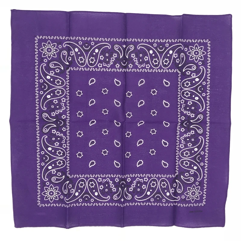 Охлаждающая фиолетовая Бандана с пользовательским изображением